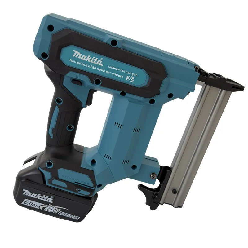 Makita F30 пиштол за клинци со прави глави, безжичен електричен пиштол за клинци со ударни механизми Алатки за обработка на дрво за батерија Makita 18V