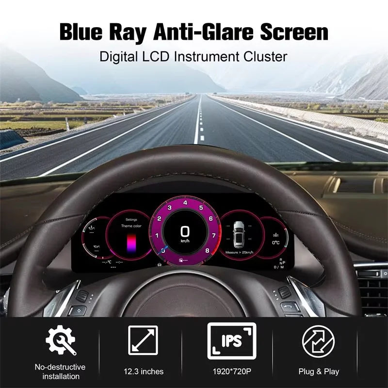 Dash Screen Virtual Cockpit SpeedMeter New Car LCD Digital Cluster For Porsche Panamera 2010-2016 Instrument Panel Unit Screen