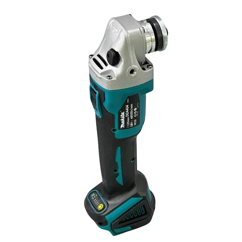 Makita DGA404 125мм/100мм безчеткаста литиумска електрична аголна брусилка, машина за сечење на полнење, полирка со висока моќност