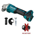 Makita DGA404 125мм/100мм безчеткаста литиумска електрична аголна брусилка, машина за сечење на полнење, полирка со висока моќност