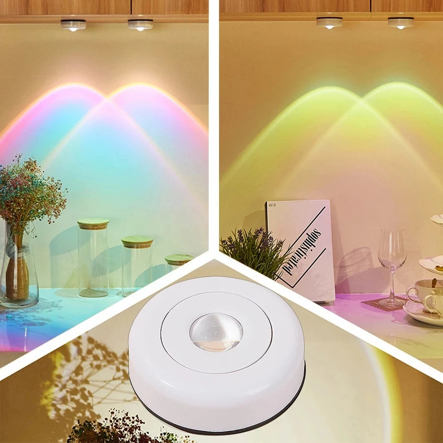LED амбиентална ламба со ефект на зајдисонце