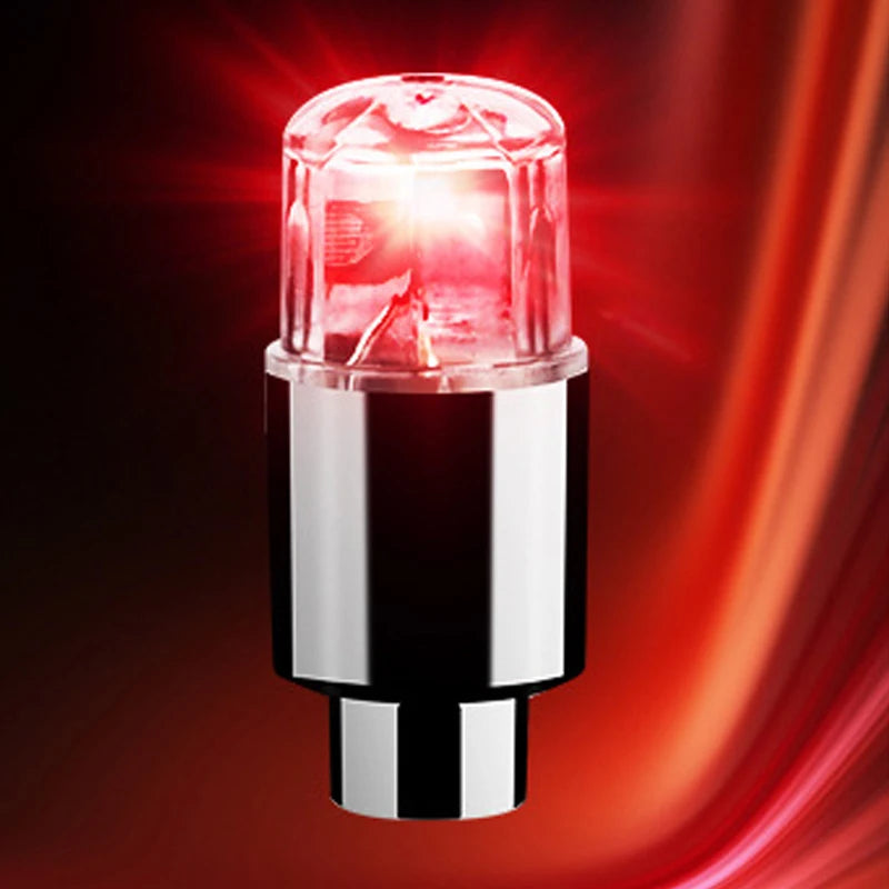 LED светла за краци на велосипед LED светла за тркала на велосипед со батерија Капачиња за вентили за гуми за MTB велосипед Мото LED светло Додатоци за велосипед