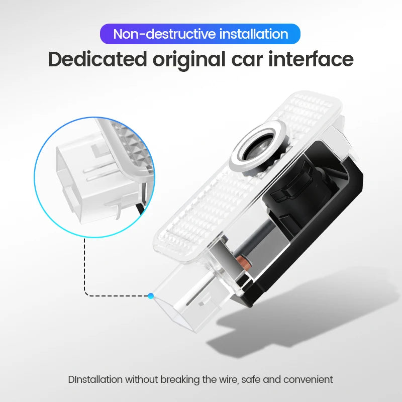 ЛЕД HD Проектор Светилки за Добредојде на Врата за Автомобил за Audi A3 A4 B8 8P 8V A6 C7 A5 Q5 B7 B6 B9 SLINE QUTTRO RS Q3 Q7 S3 S4 S5 S6 S8