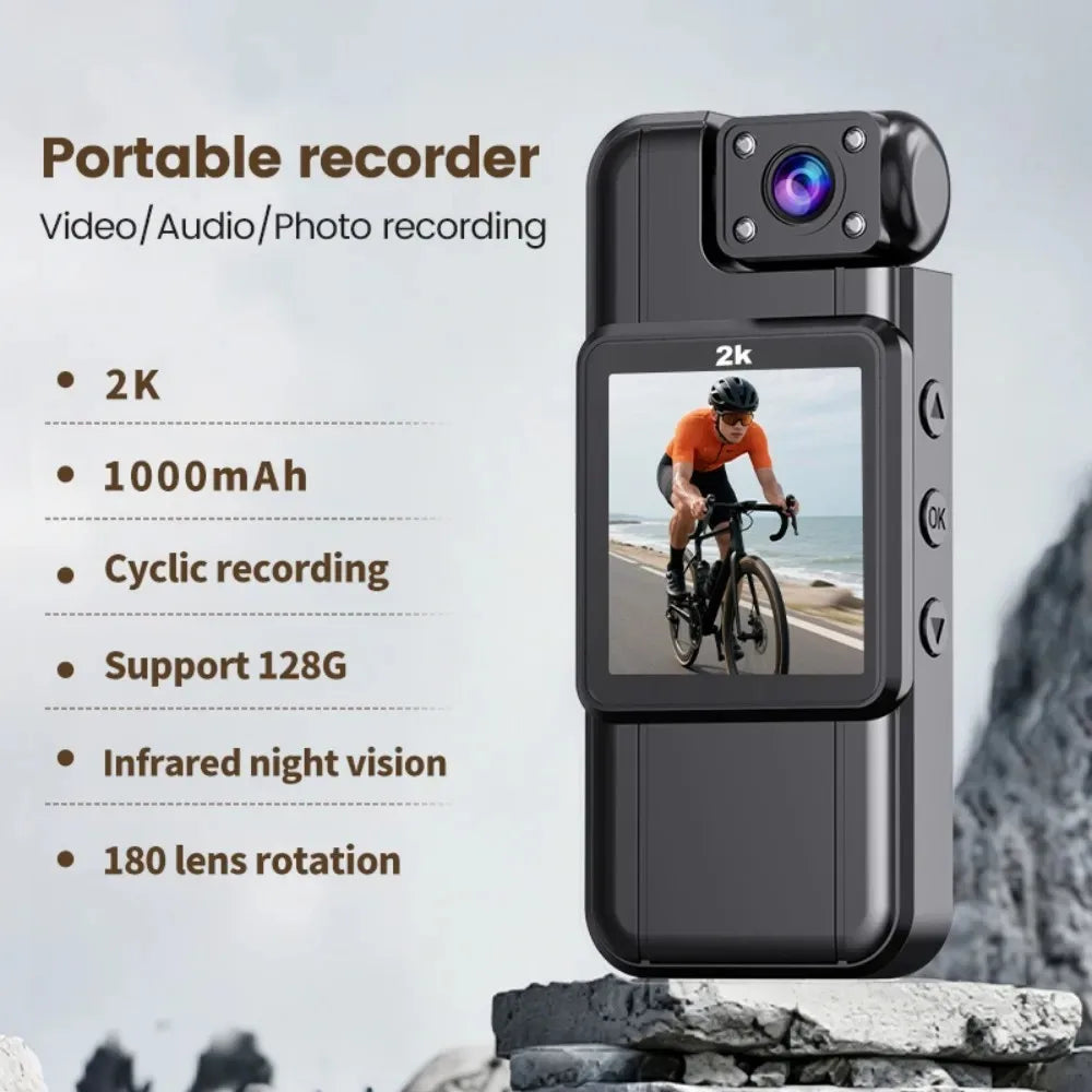 KEBIDUMEI Mini WiFi DV Camera 4K 2K 1080P HD Cam Portable Digital Video Recorder Body Cam Night Vision Bike Camcorder Sports DV