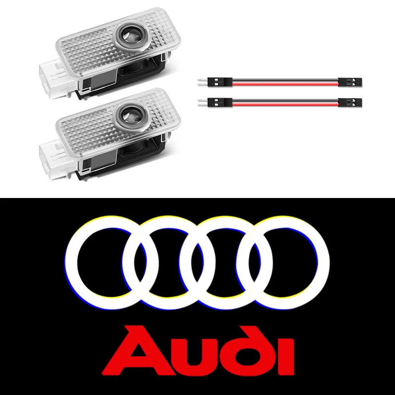 ЛЕД HD Проектор Светилки за Добредојде на Врата за Автомобил за Audi A3 A4 B8 8P 8V A6 C7 A5 Q5 B7 B6 B9 SLINE QUTTRO RS Q3 Q7 S3 S4 S5 S6 S8