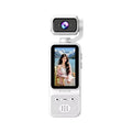 Lenovo 4K HD WiFi Pocket Camera with Night Vision Video and Audio Recording Chest-Mounted Bike Dashcam 180-Degree Rotating Lens