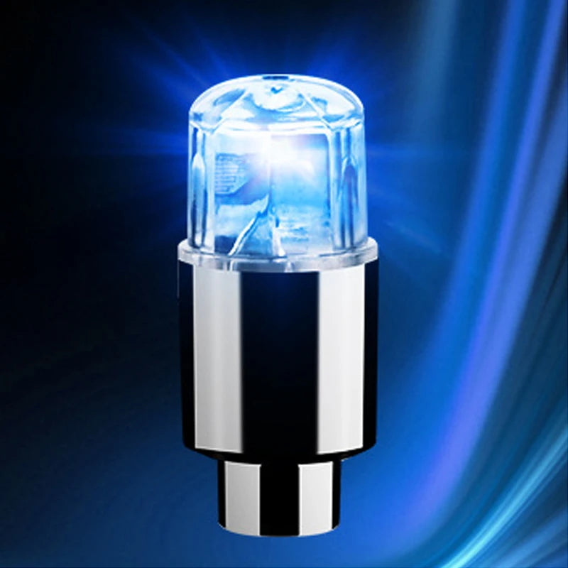LED светла за краци на велосипед LED светла за тркала на велосипед со батерија Капачиња за вентили за гуми за MTB велосипед Мото LED светло Додатоци за велосипед
