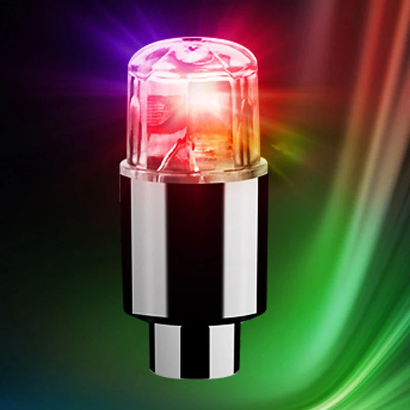 LED светла за краци на велосипед LED светла за тркала на велосипед со батерија Капачиња за вентили за гуми за MTB велосипед Мото LED светло Додатоци за велосипед