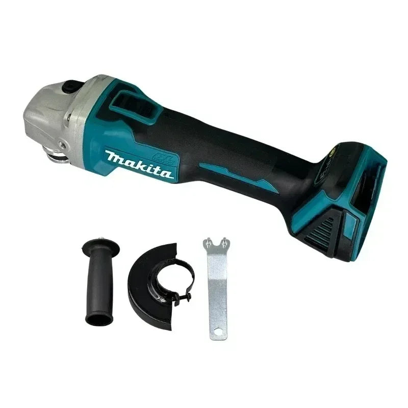 Makita DGA404 125мм/100мм безчеткаста литиумска електрична аголна брусилка, машина за сечење на полнење, полирка со висока моќност