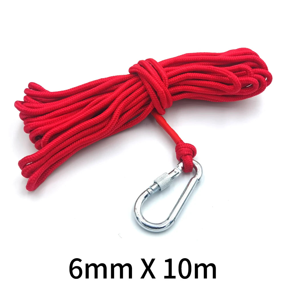 Супер силна неодиумска рибарска магнетна кука D16~D42mm N52 Тешка ретка земја неодиум со вдлабната дупка за штраф за спасување