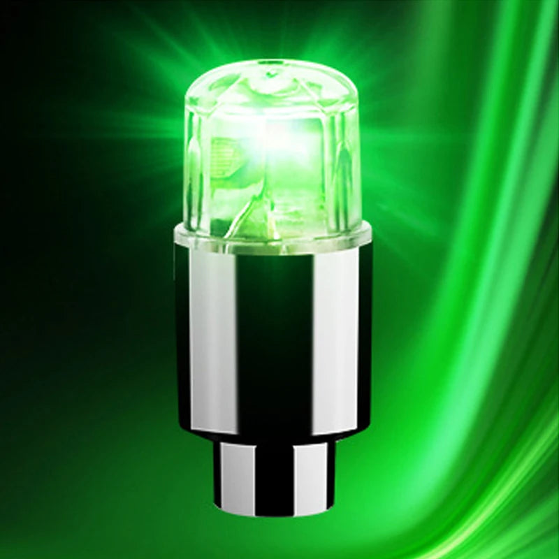 LED светла за краци на велосипед LED светла за тркала на велосипед со батерија Капачиња за вентили за гуми за MTB велосипед Мото LED светло Додатоци за велосипед