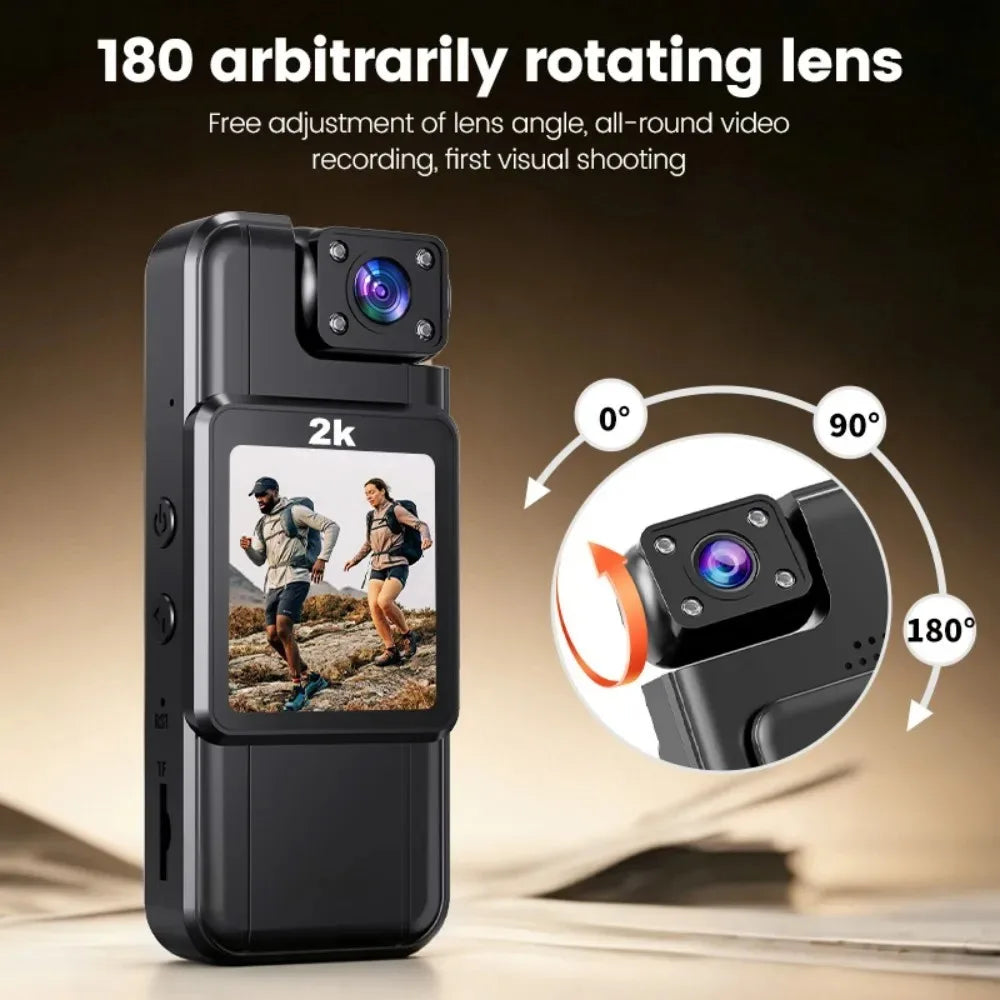 KEBIDUMEI Mini WiFi DV Camera 4K 2K 1080P HD Cam Portable Digital Video Recorder Body Cam Night Vision Bike Camcorder Sports DV