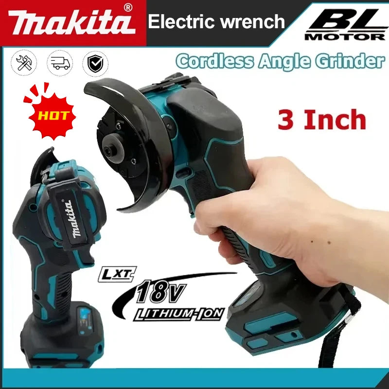 Makita 3 инчи нова мини аголна брусилка безжична 3 инчи електрична алатка за сечење кружна пила електрична алатка батерија од 18V