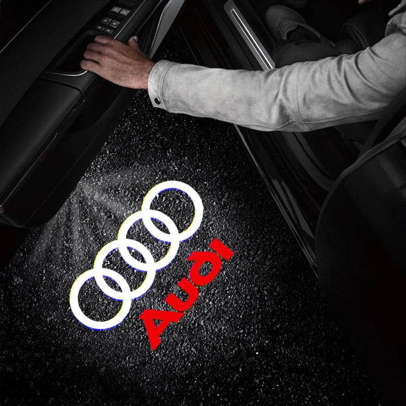 ЛЕД HD Проектор Светилки за Добредојде на Врата за Автомобил за Audi A3 A4 B8 8P 8V A6 C7 A5 Q5 B7 B6 B9 SLINE QUTTRO RS Q3 Q7 S3 S4 S5 S6 S8