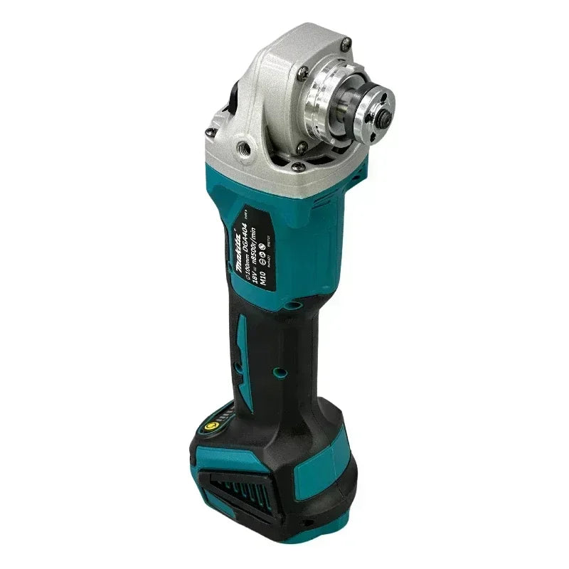 Makita DGA404 125мм/100мм безчеткаста литиумска електрична аголна брусилка, машина за сечење на полнење, полирка со висока моќност