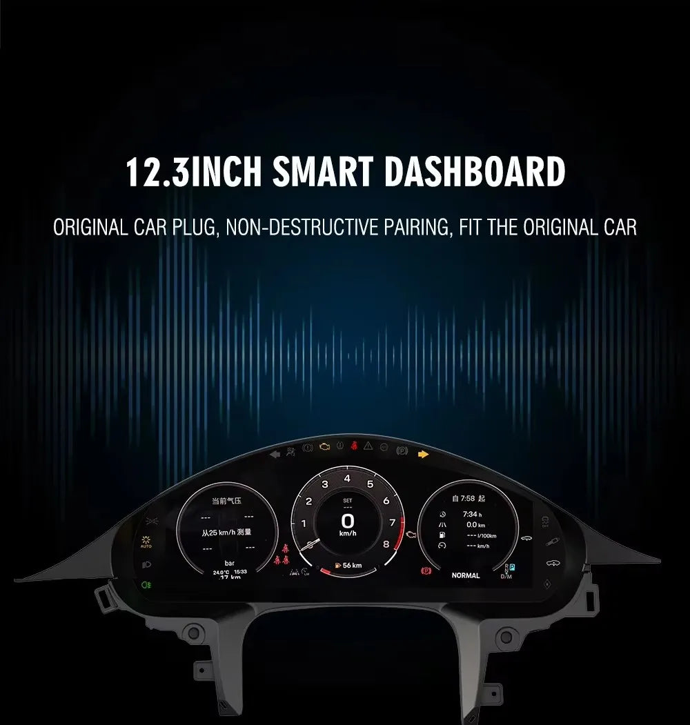 Dash Screen Virtual Cockpit SpeedMeter New Car LCD Digital Cluster For Porsche Panamera 2010-2016 Instrument Panel Unit Screen